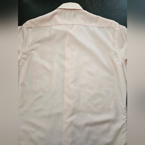 Vintage - Pierre Cardin Button Down Pink Short Sleeve Shirt - NWOT - Size 16 - Picture 7 of 9